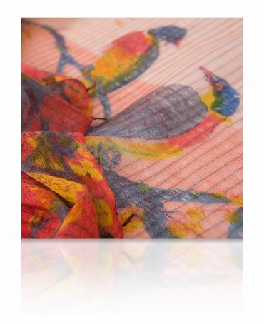 Палантин Женский SW-BIRD.LONGTAIL/PEACH